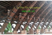 Tre, nứa với không gian nhà hàng , khu sinh thái Việt
