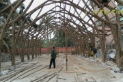 Thiết kế Nhà tre mái lá guột tại Tuyên Quang